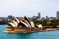 Close up of North Face of Sydney Opera House Sydney Harbor Sydney New South Wales Australia