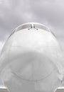 Close-up of the Nose of an Aircraft Royalty Free Stock Photo