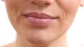 Close Up OfBeautiful Female Lips Royalty Free Stock Photo