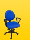 Close-up of an office swivel chair