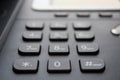 closeup of a office telephone buttons business wallpaper Royalty Free Stock Photo