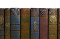 Close up of old books Royalty Free Stock Photo