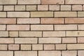 Close-up of an old brick wall of the 20th century made of silicate bricks Royalty Free Stock Photo