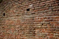 Close up on an old bricks wall with copy space for your text Royalty Free Stock Photo