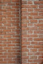 Close up on an old bricks wall with copy space for your text Royalty Free Stock Photo