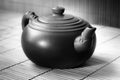 Close Up old ceramic teapot. Tea ceremony concept. Royalty Free Stock Photo