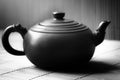 Close Up old ceramic teapot. Tea ceremony concept. Royalty Free Stock Photo