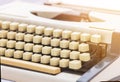 Close up old classic vintage typewriter Royalty Free Stock Photo