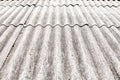 Close up of old corrugated iron roofing tiles texture background Royalty Free Stock Photo