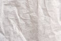 Close up old crumpled white paper texture and background Royalty Free Stock Photo