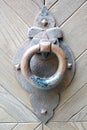 Close up of an old door knocker Royalty Free Stock Photo