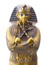 Close up Old Egyptian pharaoh Statue Royalty Free Stock Photo