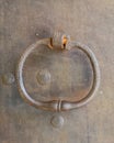 A close-up of an old-fashioned door knocker Royalty Free Stock Photo