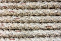 Close up of an old frayed boat rope background