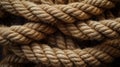 Close-up of an old frayed rope Royalty Free Stock Photo