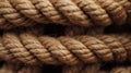Close-up of an old frayed rope Royalty Free Stock Photo
