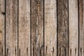 Close up of old gray wooden fence panels Royalty Free Stock Photo