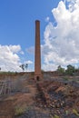 Historical Copper Refinery Brick Chimney And Brickworks Copperfield