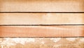 Old  plank wood wall  horizontal shaped patterns for texture or background Royalty Free Stock Photo