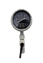 Close-up Old Pressure gauge, manometer  on pneumatic control system Royalty Free Stock Photo
