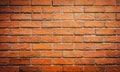 Close up old red stone brick wall texture background Royalty Free Stock Photo