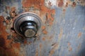 Rusted old bank vault Royalty Free Stock Photo