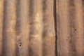 Close up old rusty galvanized zinc sheet background Royalty Free Stock Photo