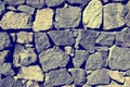 Close up of old stone wall texture. Architecture vintage brick background. Royalty Free Stock Photo