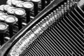 Close-up of old typewriter Royalty Free Stock Photo