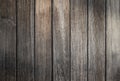 Close-up of old vertical plank textured backdrop for wood backgrounds and text design Royalty Free Stock Photo