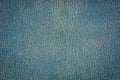 Close up old vintage blue leather texture background Royalty Free Stock Photo