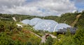 Close up of one of the bubble like Biomes at the Eden Project in Cornwall, UK