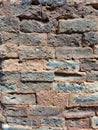Orange Old Aged Brick Masonry Background Royalty Free Stock Photo