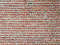 Close up of orange bricks wall Royalty Free Stock Photo