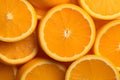 Close up of orange fruit slices