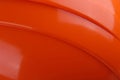 Close-up orange safety helmet hard hat, tool protect worker Royalty Free Stock Photo