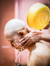 Close up ordained as a monk in Thailand 003