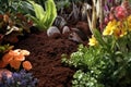 close-up of organic fertilizers and soil amendments