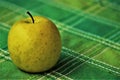 Close up of an organic fresh apple.