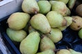 French ripe Williams pears close up Royalty Free Stock Photo