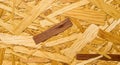 Close-up of Oriented Strand Board OSB Texture Background Royalty Free Stock Photo