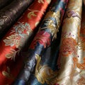 Ornate Brocade Fabric Detail Royalty Free Stock Photo