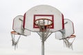 Outdoor basket hoops for basketball game Royalty Free Stock Photo