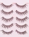 close up pack false eyelashes Royalty Free Stock Photo