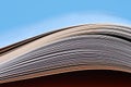 Page edge of opened book Royalty Free Stock Photo