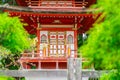 Close up of Pagoda in Japanese Tea Garden at Golden Gate Park, San Francisco Royalty Free Stock Photo