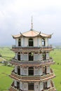 Close up pagoda in Wat Tham Khao Noi, Kanchanaburi, Thailand Royalty Free Stock Photo