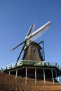 Close up of paint wind mill