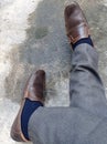 close-up of a pair of feet with shoes