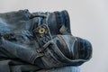 Close-up of a pair of jeans Royalty Free Stock Photo